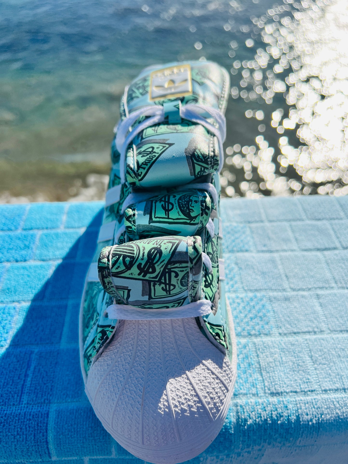 2022 Adidas Jeremy Scott Money Superstar - Size 9M/10/5W (HP6596)