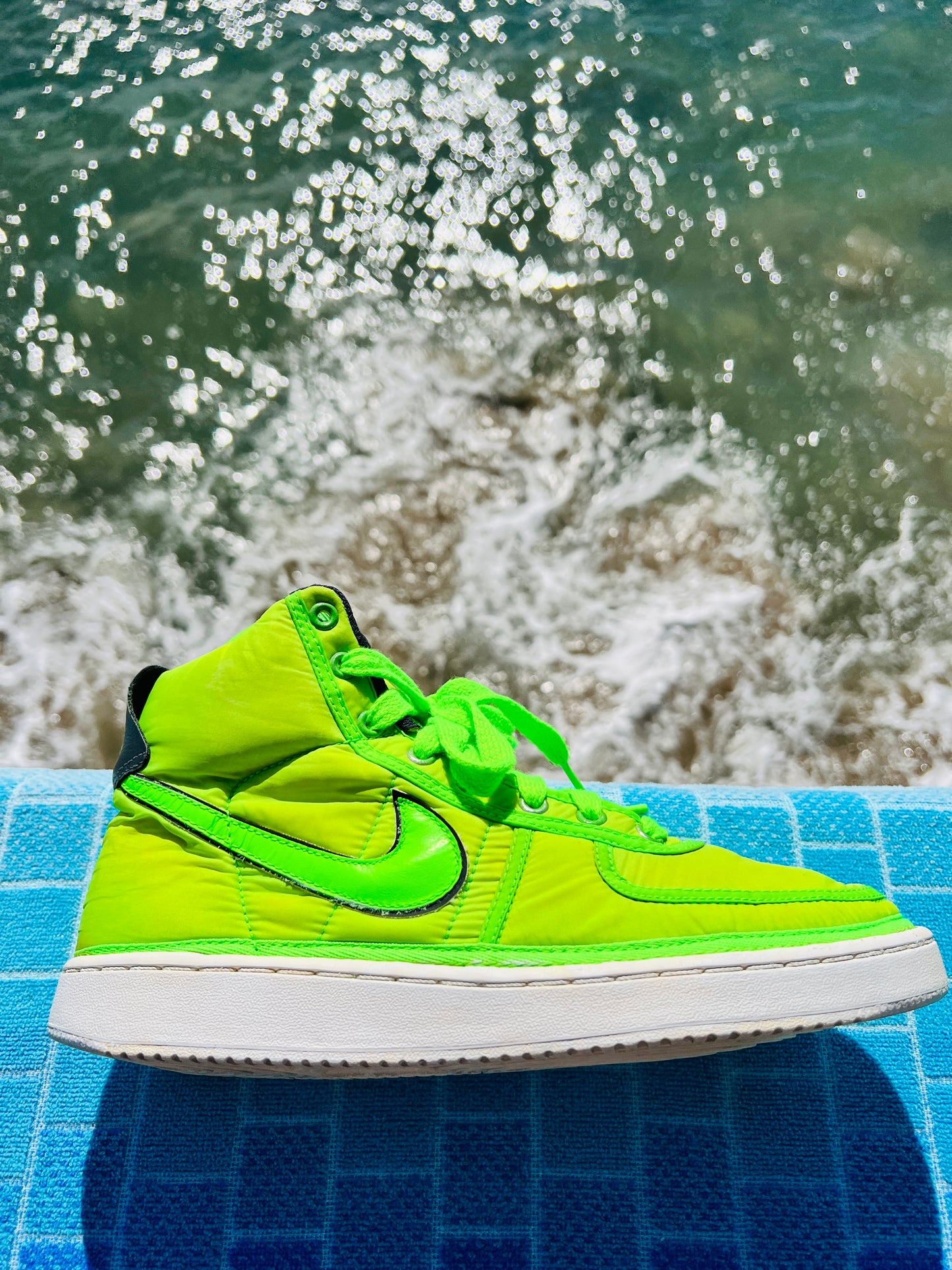 Nike Vandal High Supreme VNTG Neon Pack Electric Green - 9M/10.5W (325317-331)