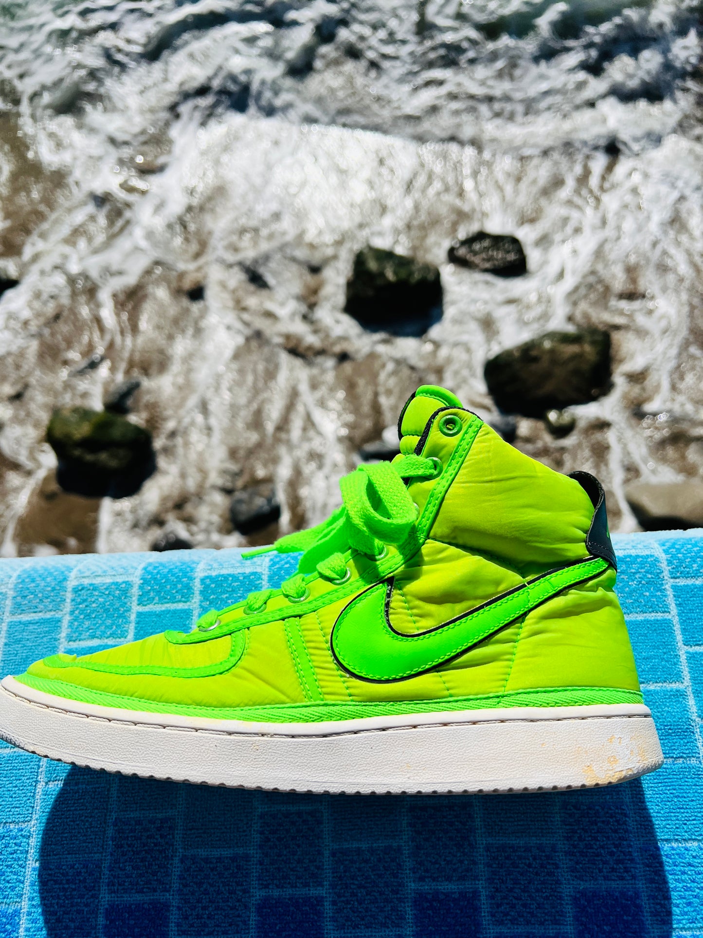 Nike Vandal High Supreme VNTG Neon Pack Electric Green - 9M/10.5W (325317-331)