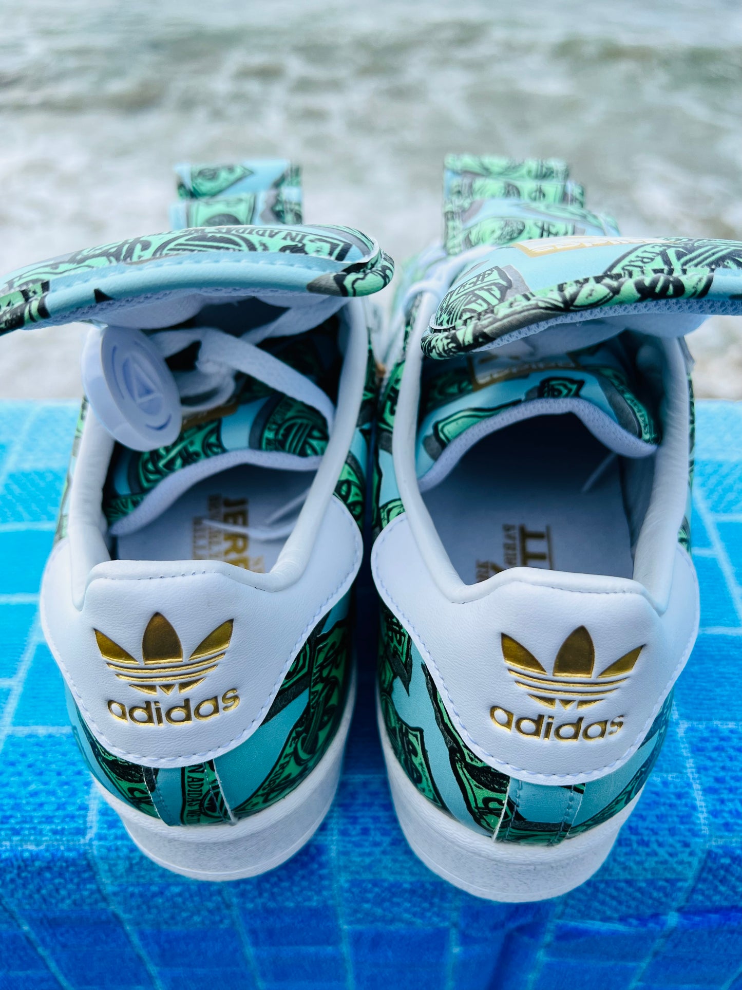 2022 Adidas Jeremy Scott Money Superstar - Size 9M/10/5W (HP6596)
