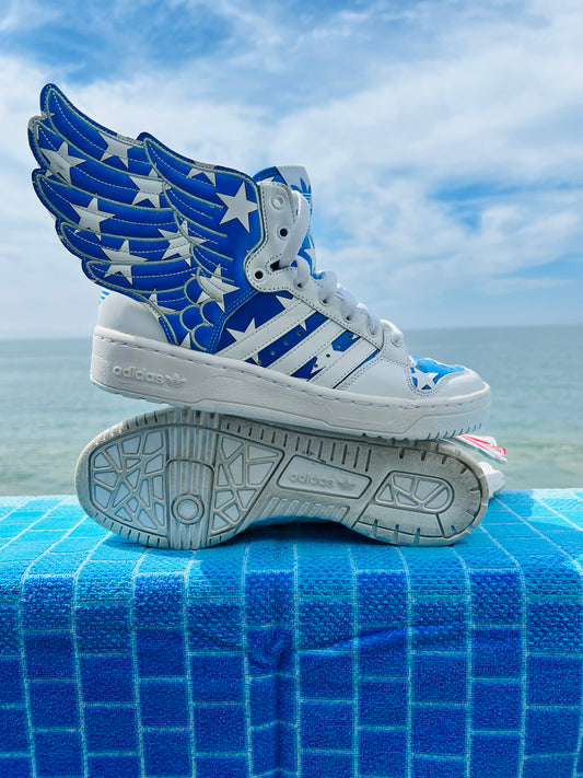 2012 Adidas Wings Stars & Strips x Jeremy Scott - 8M/9.5W (V24619)