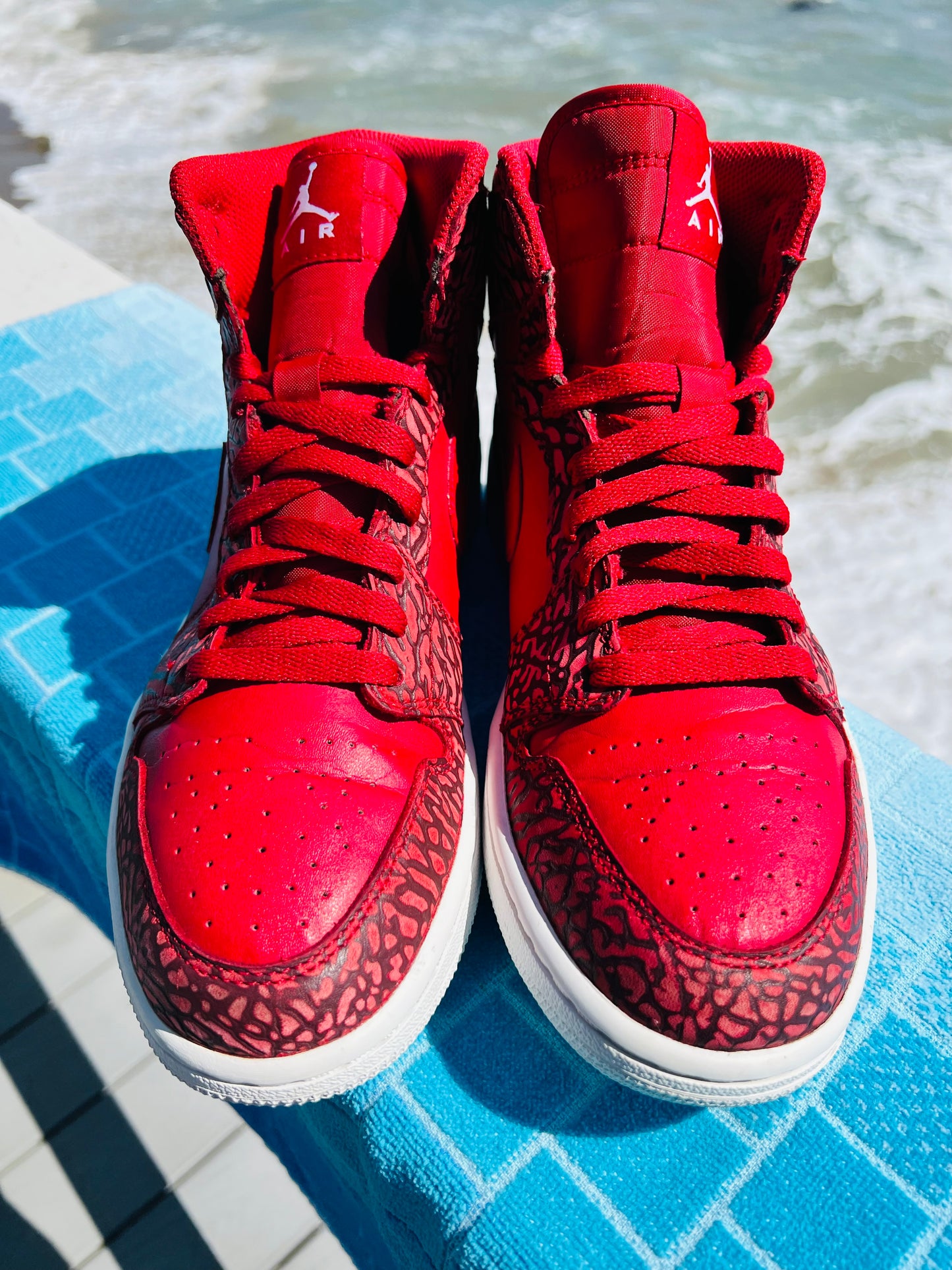 Jordan 1 Retro Hi Red Elephant - 8.5M/10W (839115-600)