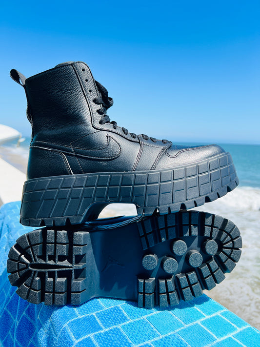 2023 Jordan 1 Brooklyn Black Boot - 9.5M/11W (FJ5737-001)