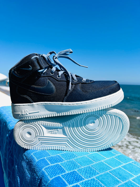 2024 Air Force 1 '07 Mid Denim - 9M/10.5W (DD9625-400)