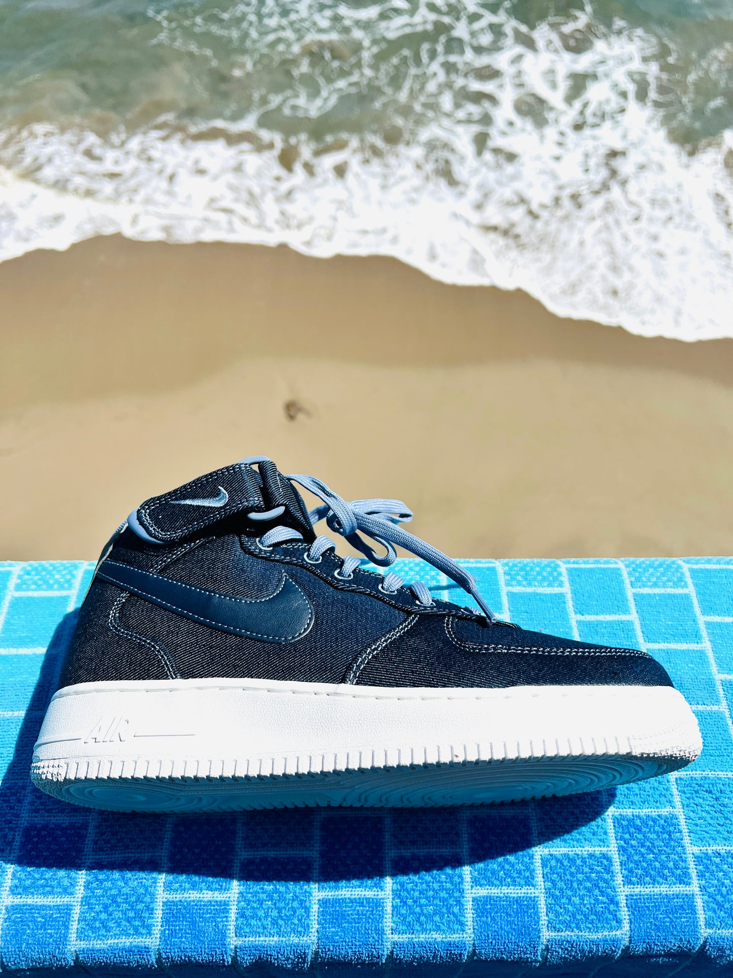 2024 Air Force 1 '07 Mid Denim - 9M/10.5W (DD9625-400)