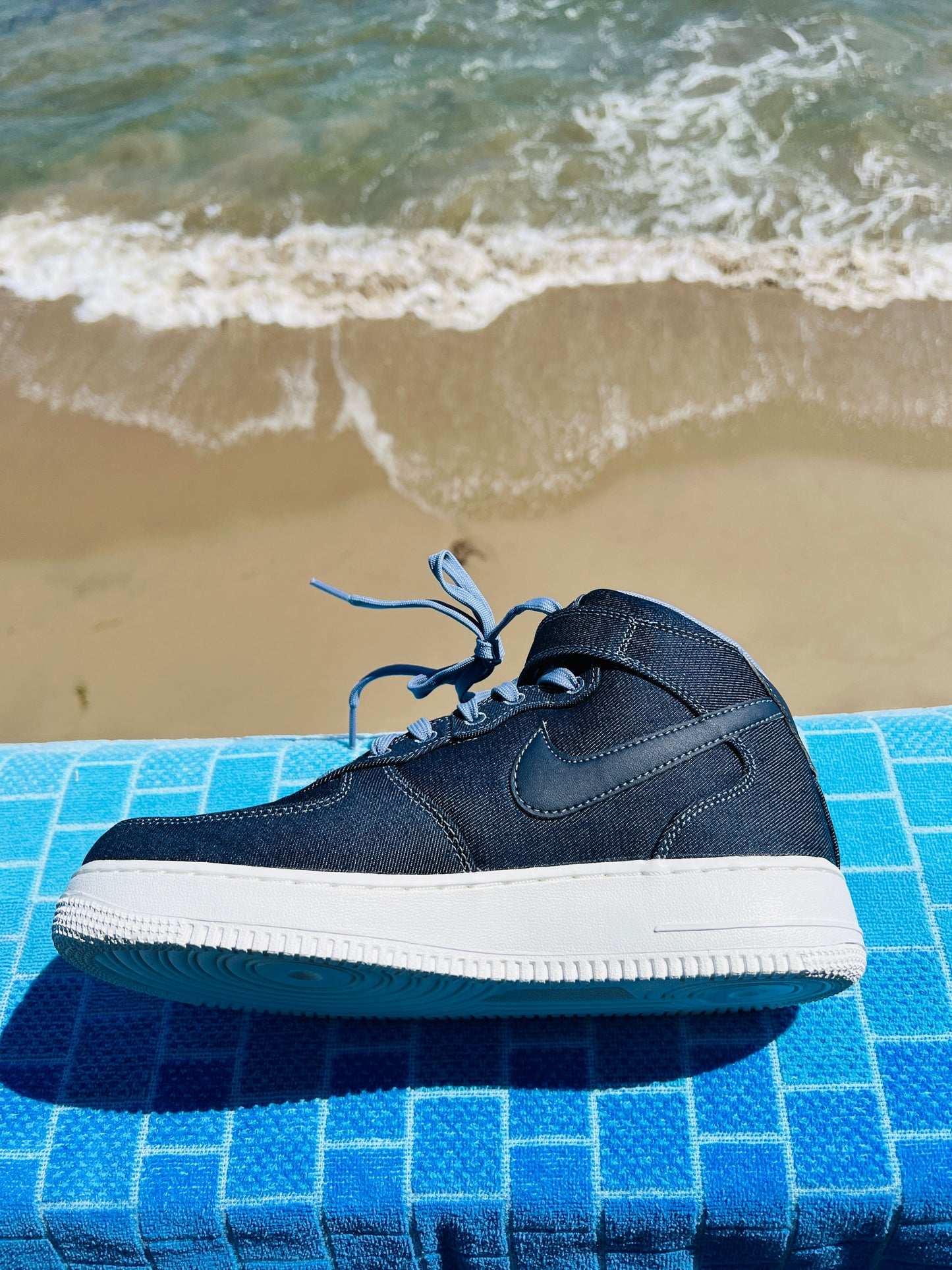 2024 Air Force 1 '07 Mid Denim - 9M/10.5W (DD9625-400)