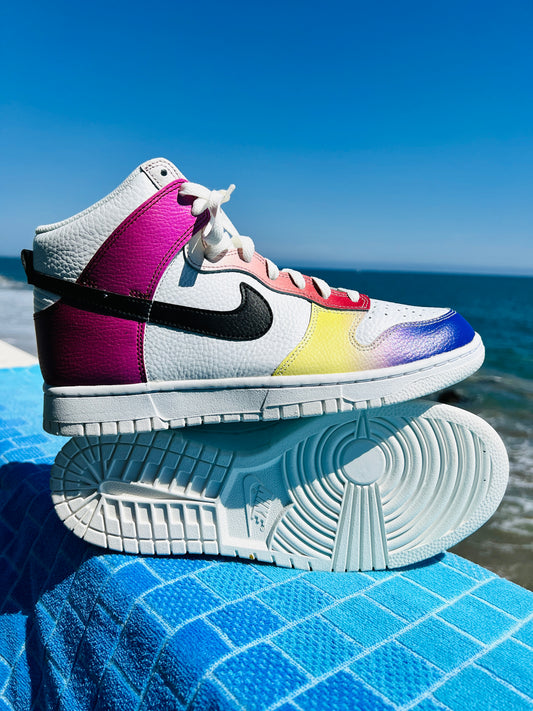 2023 Dunk High Multi-color Gradient - 8.5M/10W (FD0802-100)