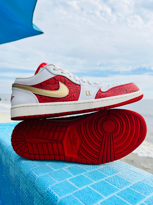 2021 Jordan 1 Low Spades - 10M/11.5W (DJ5185-100)