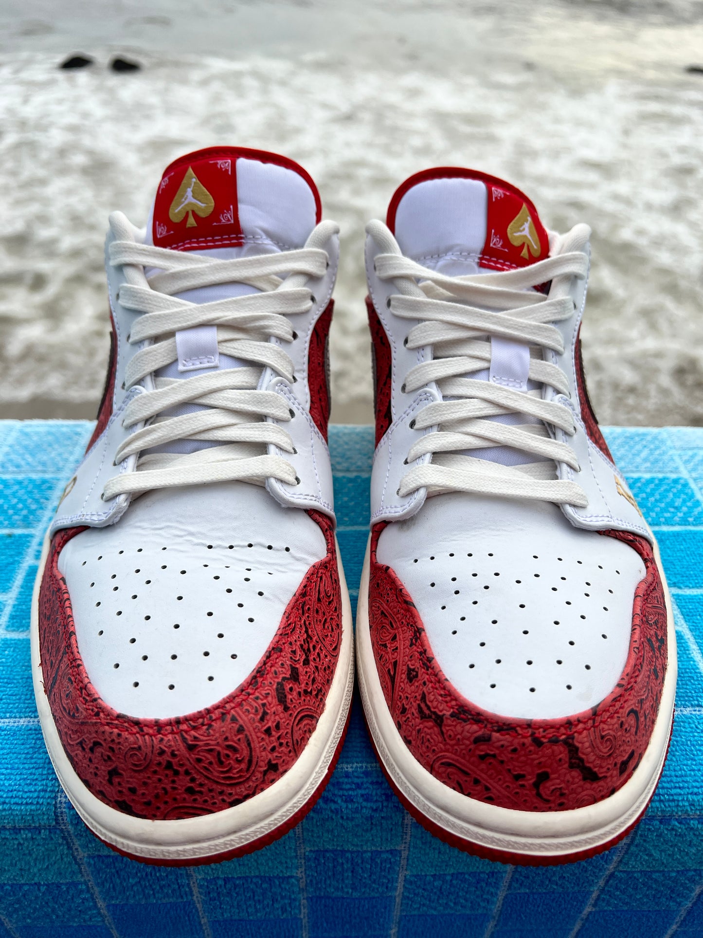 2021 Jordan 1 Low Spades - 10M/11.5W (DJ5185-100)