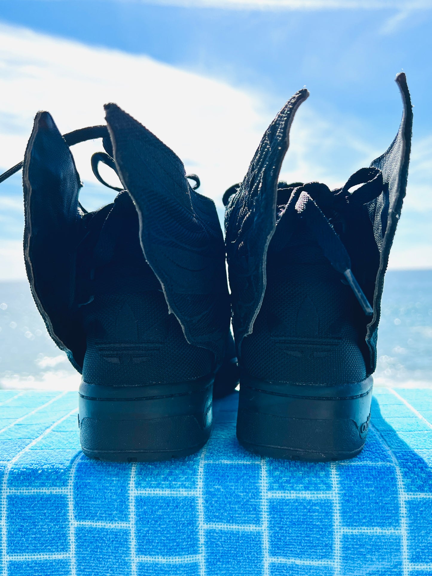 2013 A$AP Rocky Black Flag x Adidas JS Wings - 8M/9.5W (D65206)