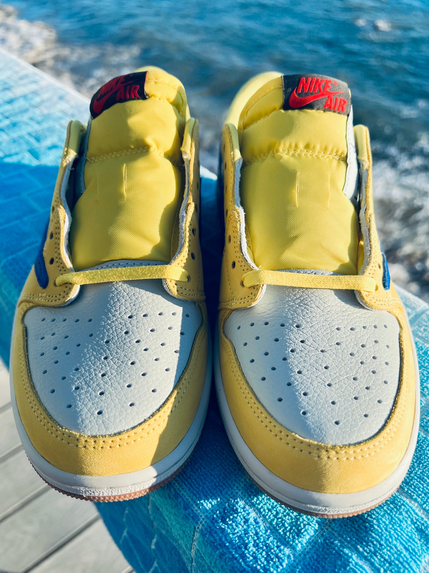 2024 Travis Scott Canary Jordan 1 Low - 7M/8.5W (DZ4137-700)
