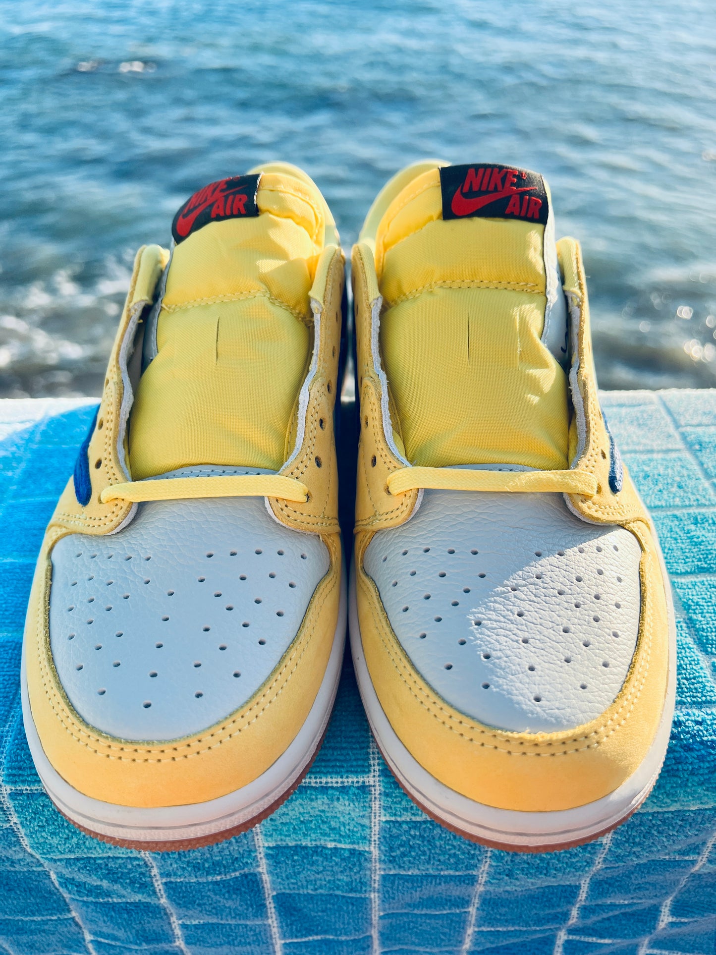 2024 Travis Scott Canary Jordan 1 Low - 7M/8.5W (DZ4137-700)
