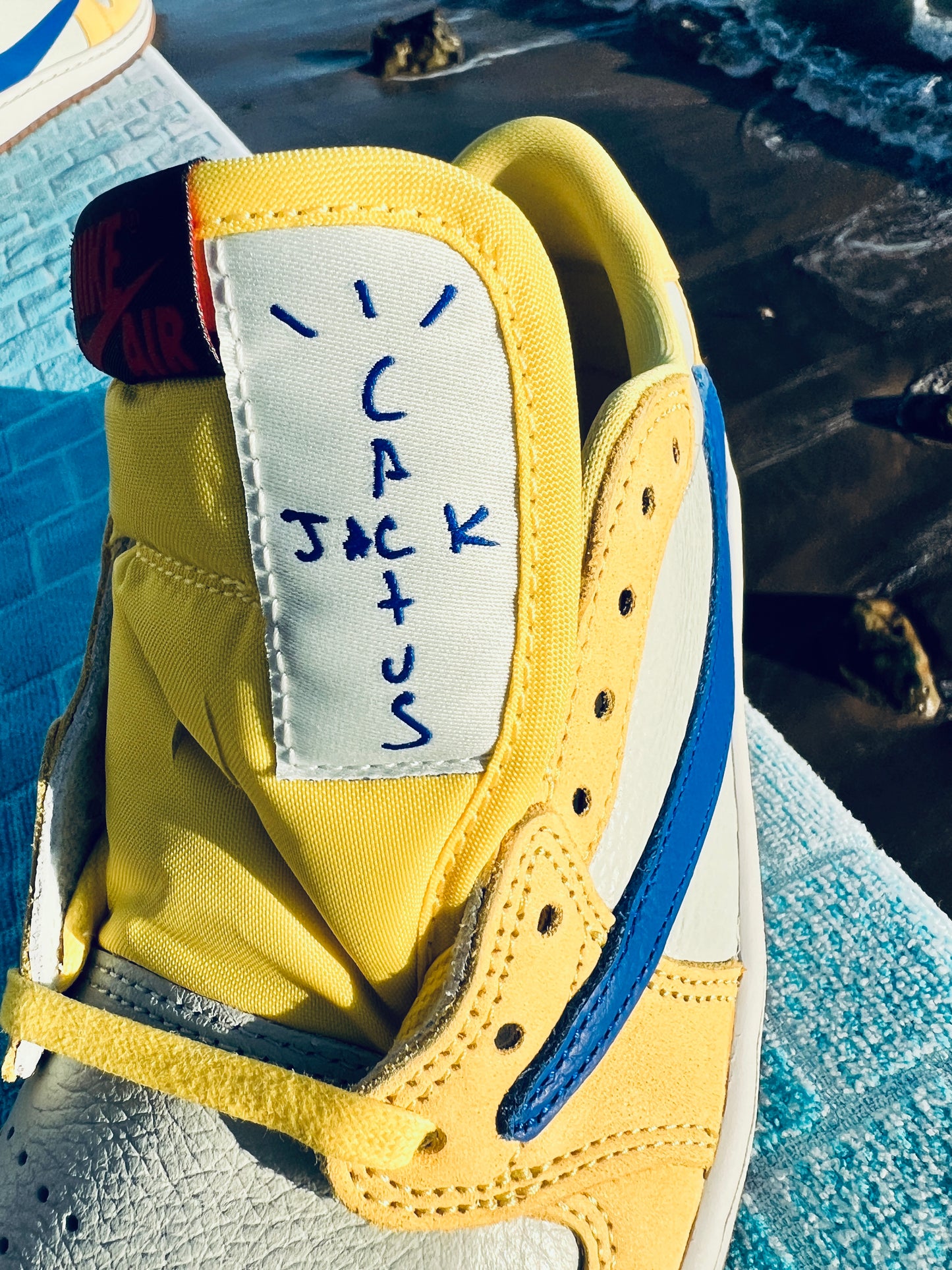 2024 Travis Scott Canary Jordan 1 Low - 7M/8.5W (DZ4137-700)