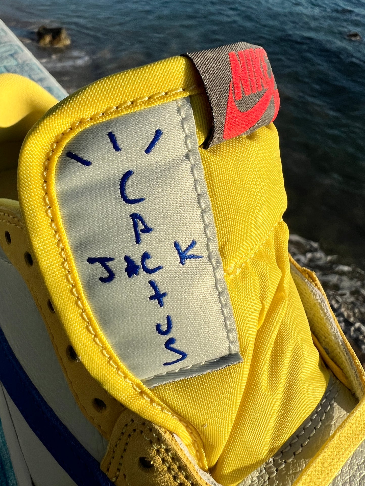 2024 Travis Scott Canary Jordan 1 Low - 7M/8.5W (DZ4137-700)
