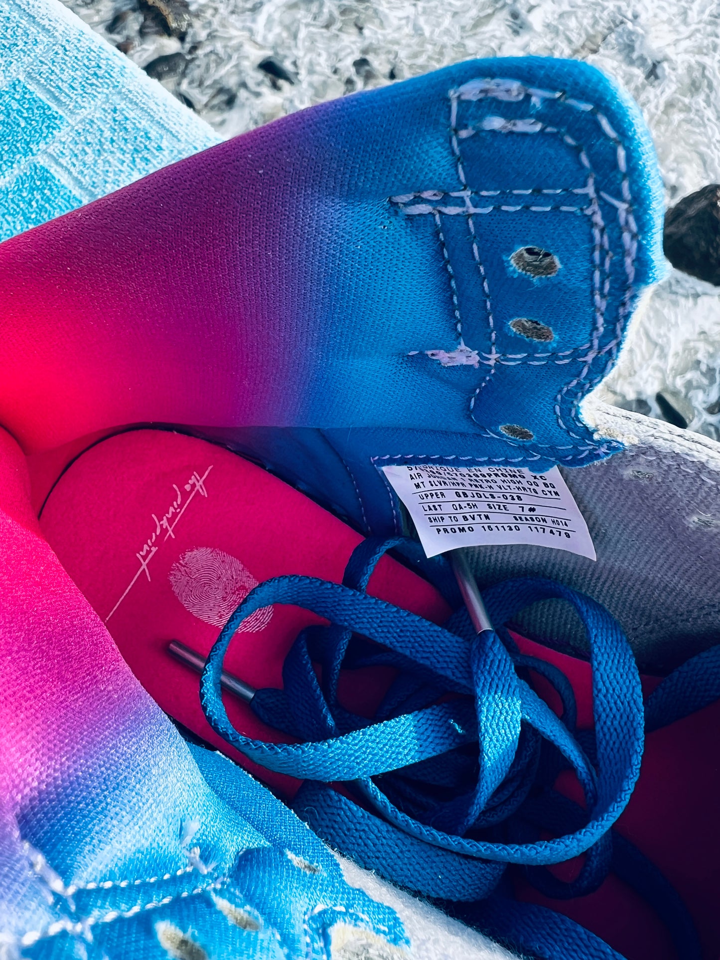 Jordan 1 Retro Hi OG Nicki Minaj SAMPLE Unreleased - 7W/5.5M (570399 PROMO)